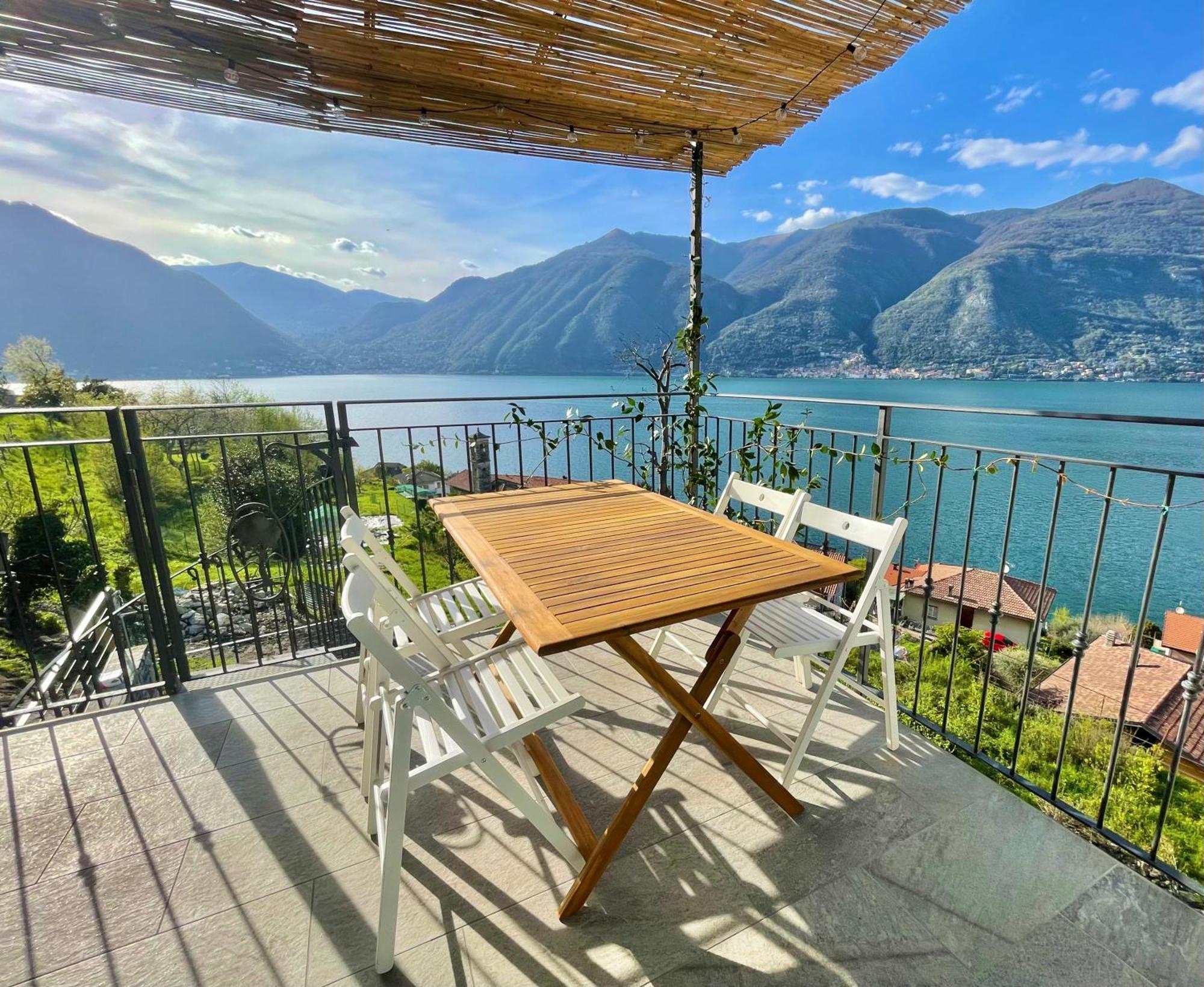 Il Noce Lake View Apartment Lezzeno Exterior foto