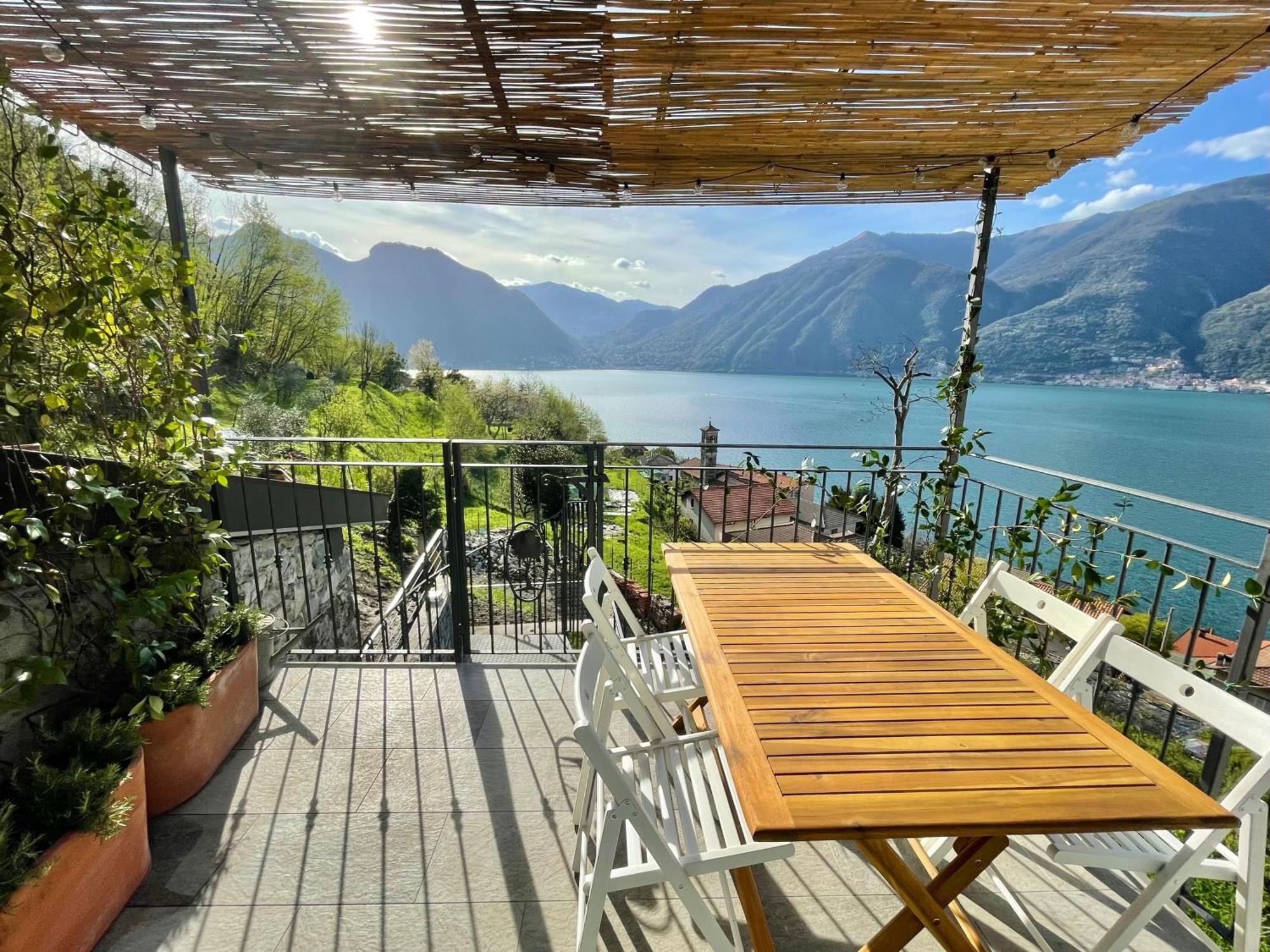 Il Noce Lake View Apartment Lezzeno Exterior foto